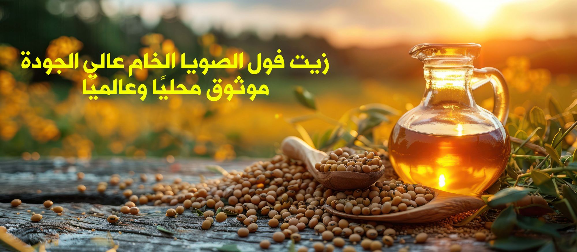 Soybean Oil Seeds Sunset