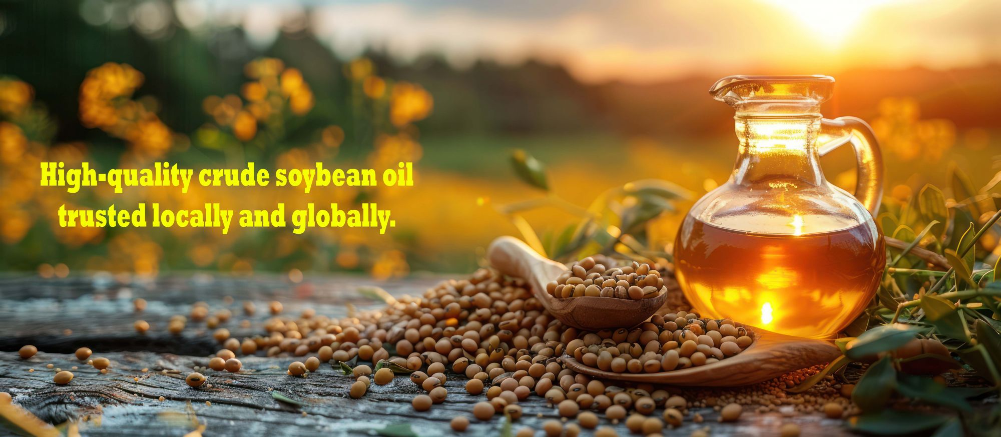 Soybean Oil Seeds Sunset